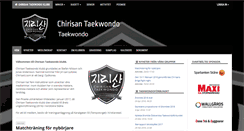 Desktop Screenshot of chirisan-taekwondo.se